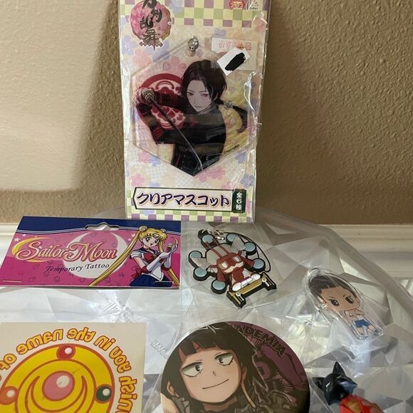 Vintage Side Collection of Touken My Hero Acedamia Keychains Sailor Moon Tattoo - Picture 13 of 15